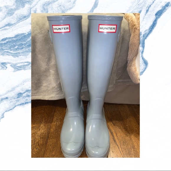 Hunter Shoes - *Periwinkle* Hunter Boots